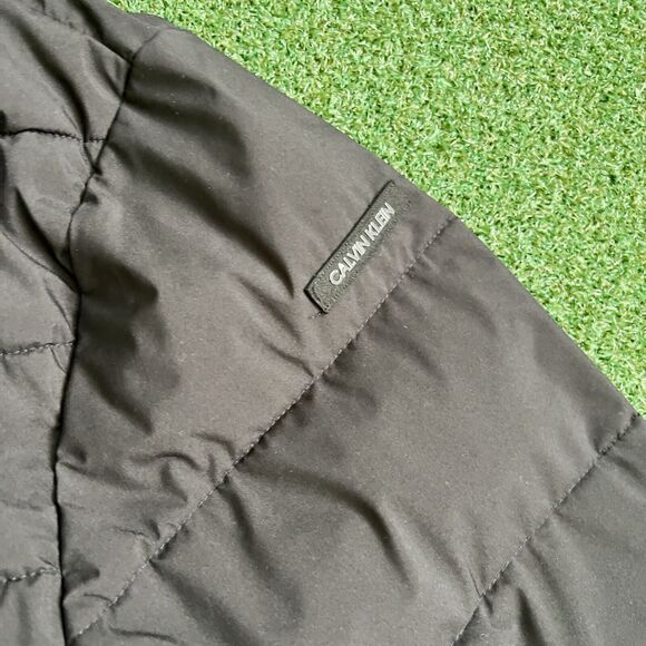 Calvin Klein Men’s Infinite Stretch Puffer Jacket With Sherpa Lined Hood Large - Picture 6 of 11